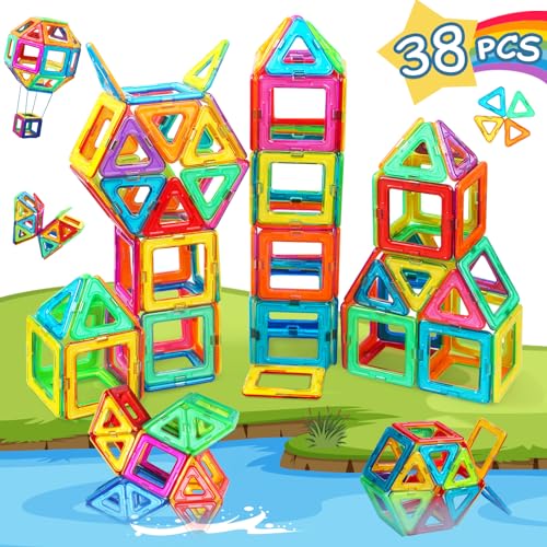GifsMagtc Bloques de Construcción Magnéticos para Niños 3 Años+