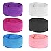 TAZEMAT Diadema Facial para Maquillaje 6 pcs Banda para Spa con Cinta Mágica Ajustable para Lavarse la Cara Envoltura para la Cabeza Accesorio para Mujeres Baño Ducha Yoga Mascarilla 6 Colores