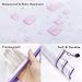 JPSOR 16pcs 8 Size Mesh Zipper Pouch for Organization, Waterproof Colored PVC Travel Zipper Clear Multipurpose Document Bags for School Office Home Cosmetics Storage Toys Puzzle