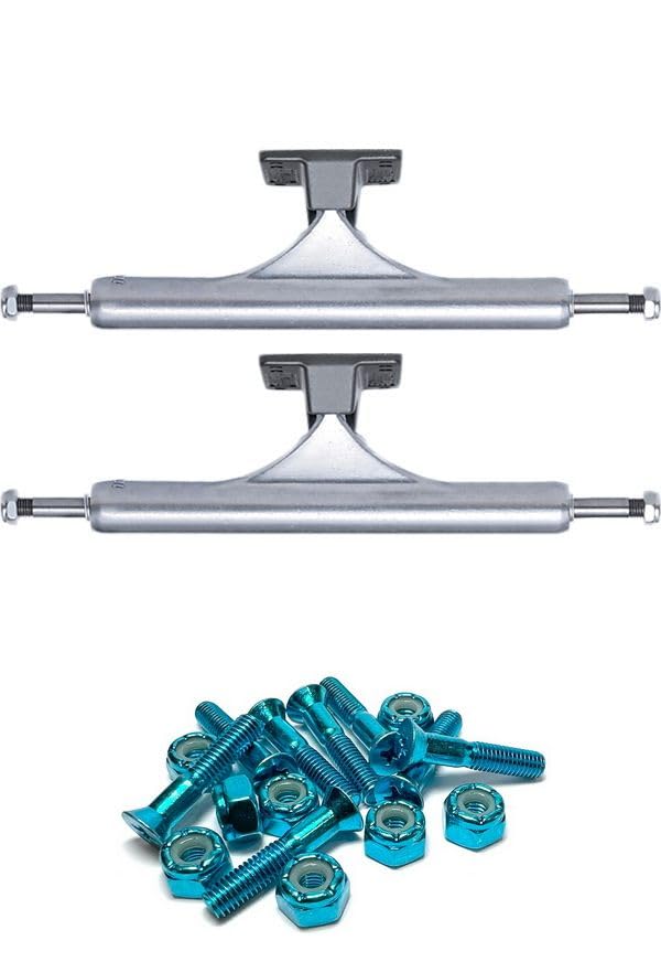 Slappy Truck Company ST1 Classic Hollow Polished/Gunmetal Skateboard Trucks - 5.4