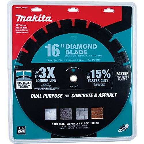 Makita E-02543 16" Diamond Blade, Segmented, Dual Purpose by Makita - Image 2