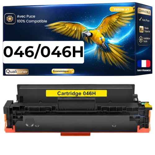 Toner 046H compatible Canon LBP-654Cdw grand volume 5000 pages pour des rendus nets