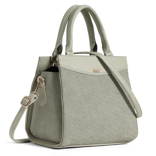 Image of Multi Compartment Denim Design Handbag, Multipurpose handbag with Shoulder Strap