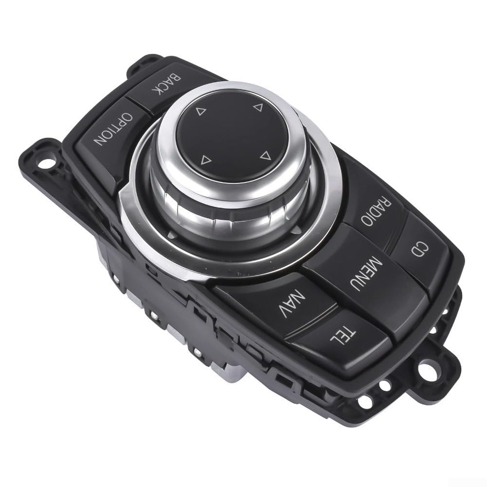 MultiMedia Knopf Schalter Controller Ersatzteil für BMW F07 F01 F02 F03 F04 F10 F11 X3 F25 Kompatibel mit 5er 7er Serie OEM 65829206444 9206446