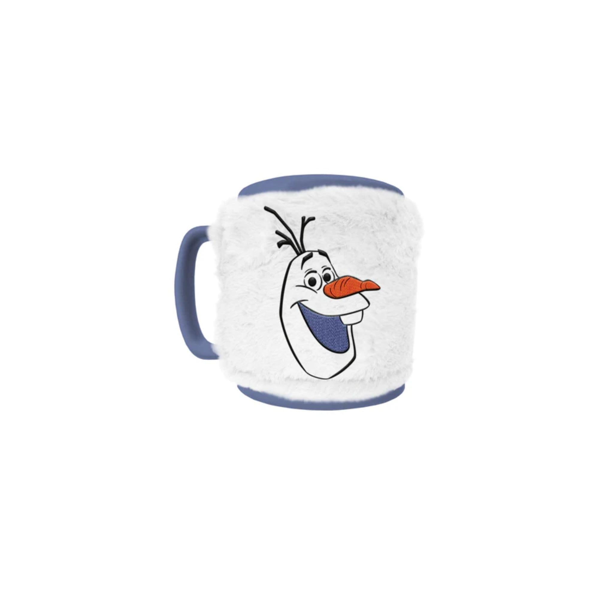 Pyramid International Frozen Olaf Fuzzy Mug, 15.5oz/440ML - Fun and Playful Fuzzy Mug with Removable Sleeve Featuring Olaf, Great for Frozen Fans, One Size
