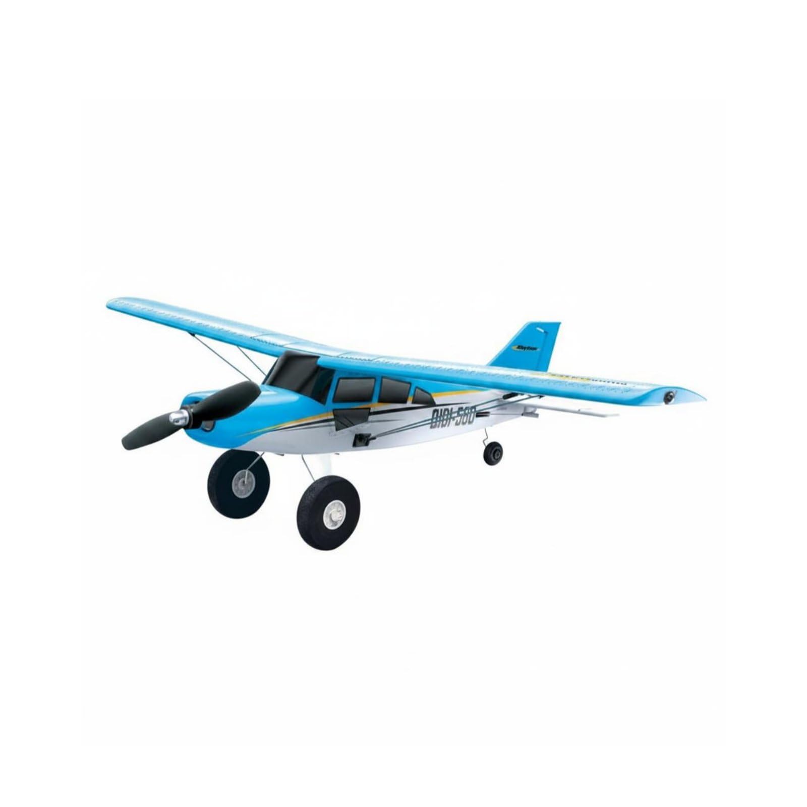 Qianly Avión RC Entrenamiento Avión Acrobático RC Ligero Modelo Aéreo para Aire Libre, Azul