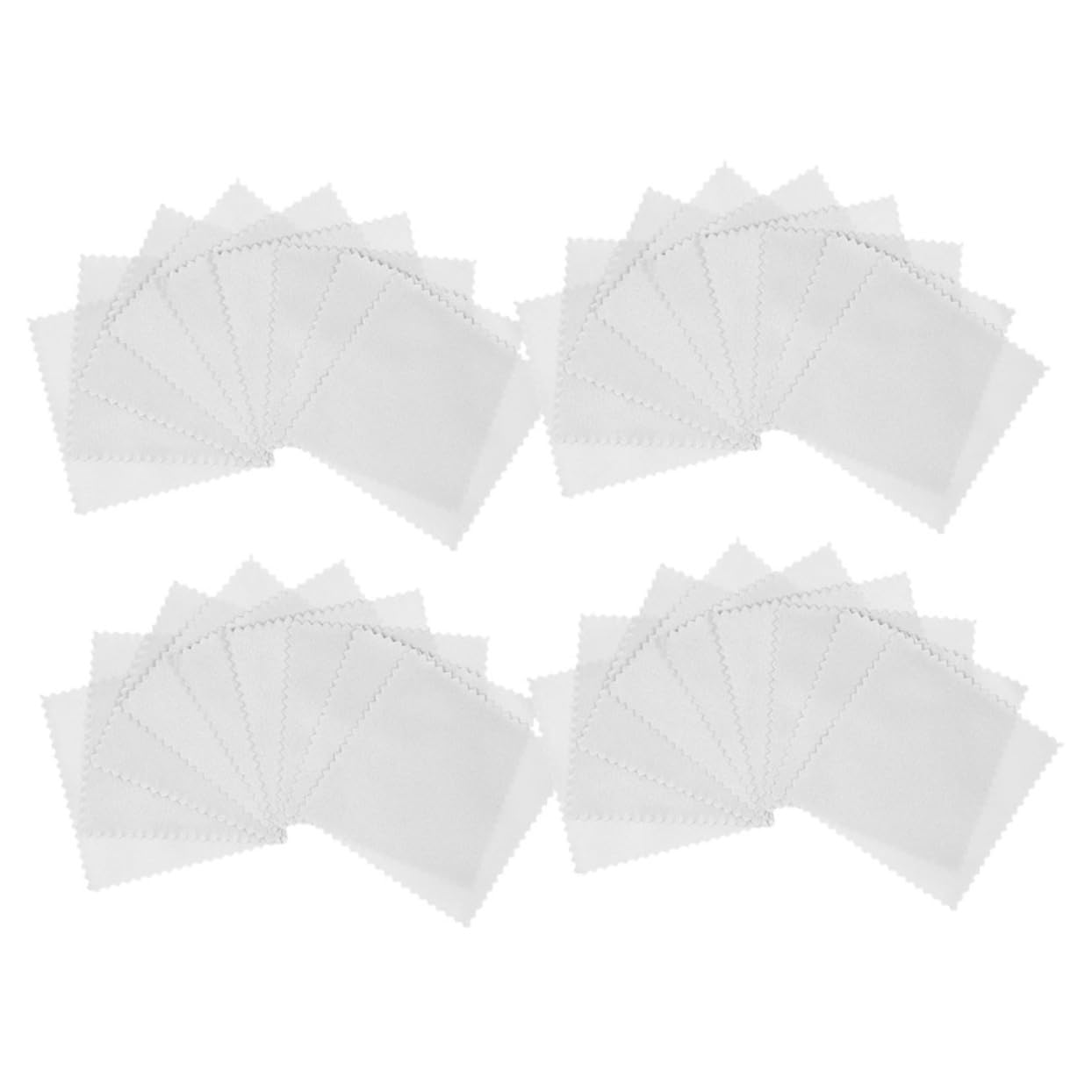 Lurrose 240pezzi Panno Microfibra per Pulizia Gioielli Occhiali e Schermi da Morbido e Portatile per Lucidare e Rimuovere Polvere da Superfici Delicate