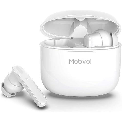 TicPods ANC Active Noise Cancellation True Wireless Earbuds Bluetooth 5.0 IPX5 Sweat and Water Resistant with Type C Charging for Running and Sports Charging Case Included-Ice
