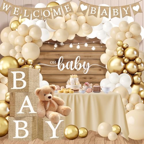 Boho Baby Shower Decorations for Girl, Gender Neutral Baby Shower Decor