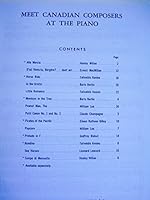Meet Canadian Composers at the Piano, 15 Selected Piano Solos in Various Grades By Leading Canadian Composers B002NCQNEA Book Cover