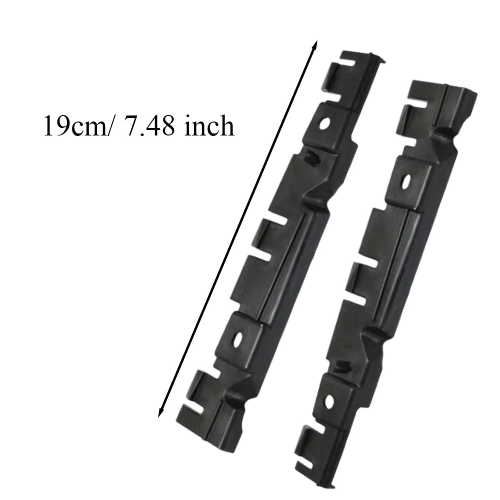 Staffa Paraurti Compatibile Con Fiat 500 2012 2013 2014 2015 2016 2 Pezzi Staffa Paraurti Anteriore Supporto Riparazione Parti Ricambio Accessori