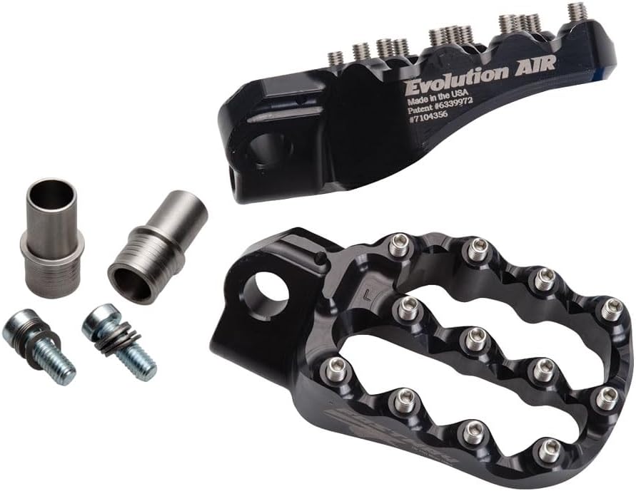 Fastway Evo Air Motorcycle Foot Pegs Kit Black for BMW F800 GS Adventure 2014-2015