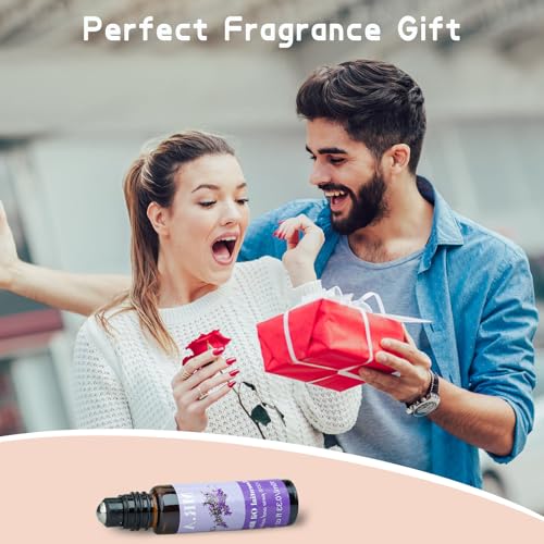 3 Pack Essential Roll On Blend Oils Set, 100% Natural Fragrance Oil, Aromatherapy Roll On Blend Oil with Pure Lavender Oil, Gift for Women Men 0.33 fl.oz - Image 5