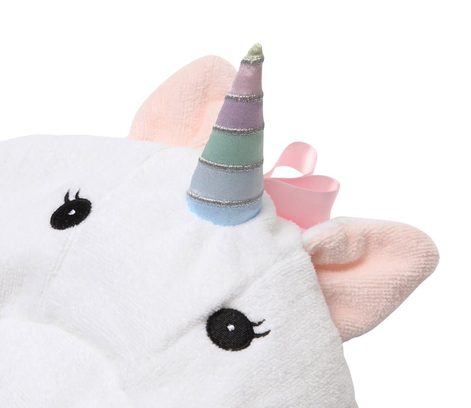 Image of Generic Hooded Bath Towel Unicorn Digo Hooded Towel Baby Bathrobe Baby Gift Boys Girls Towel Bath Celebration Gift Bathrobe Kids Cotton After Bath Towel Newborn, 24 Months, White