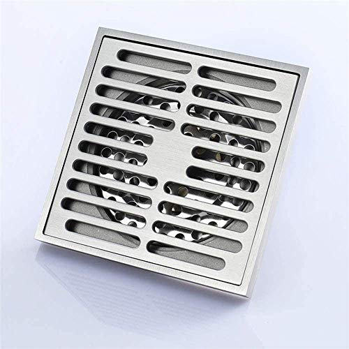 Vierkante Messing Afvoerputje Badkamer Keuken Tuin Douche Afvoer Deodorant Grote Stroom Drainage Afvoerputje met… - Image 7