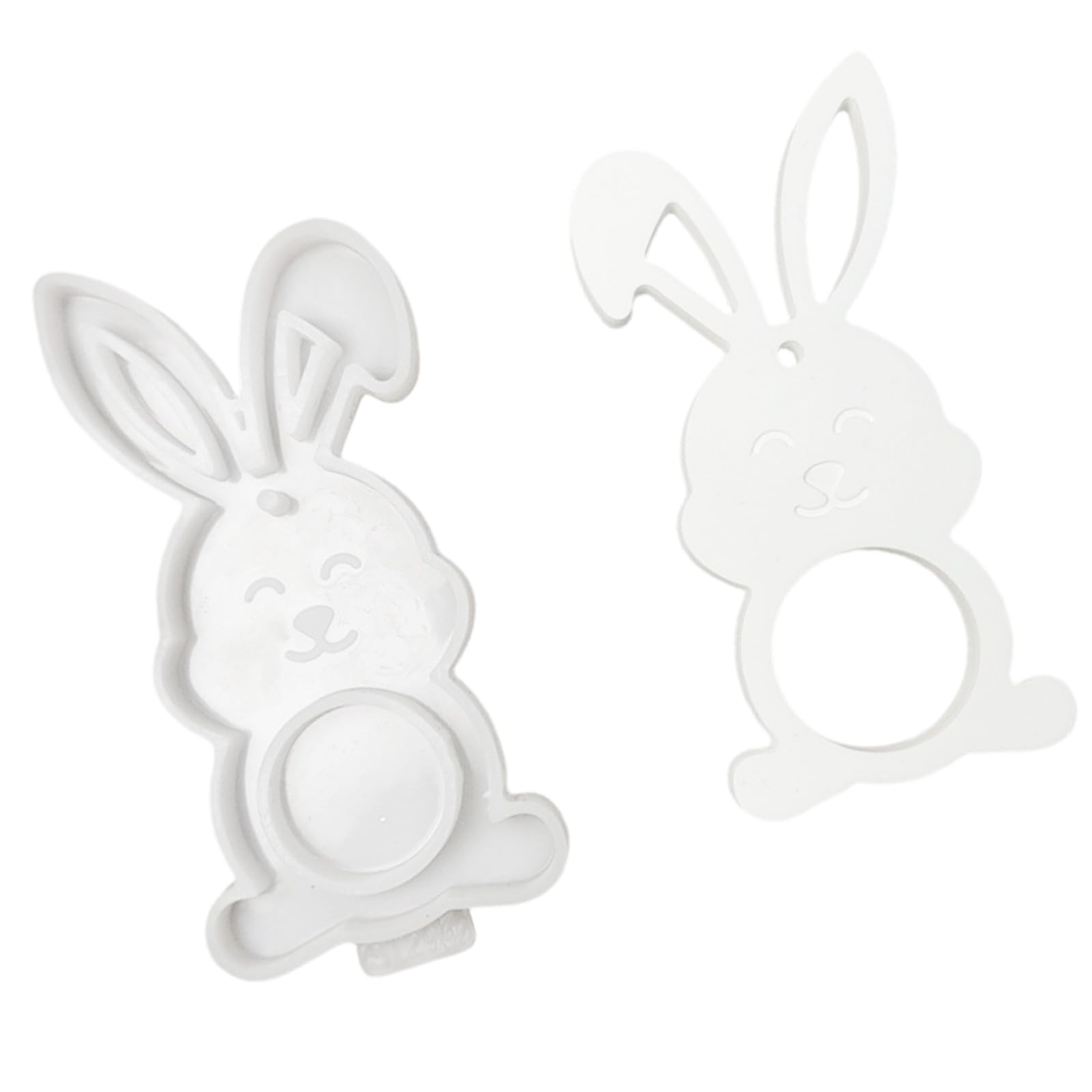 Kalttoy R Eggs/Hare Silicone Molds Fo Chocolate Holde Soap Esin Pendant Jewelry Making Holiday Decoration Cement Molds