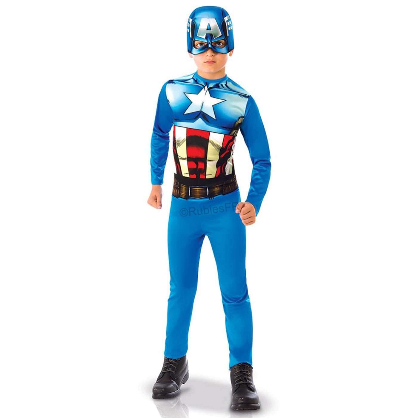Kinder Captain America verkleedkleding / carnavalskleding