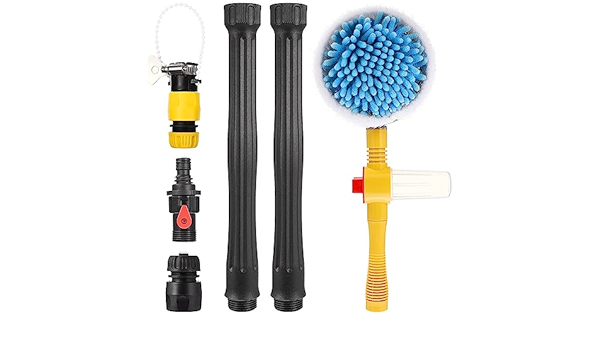 SUPVOX Escova De Lavagem De Carros Esfregão De Limpeza Para Carro Escova De  Lavar Carro Kit De Escova De Lavagem De Carro Escova Rotativa Escova De ...