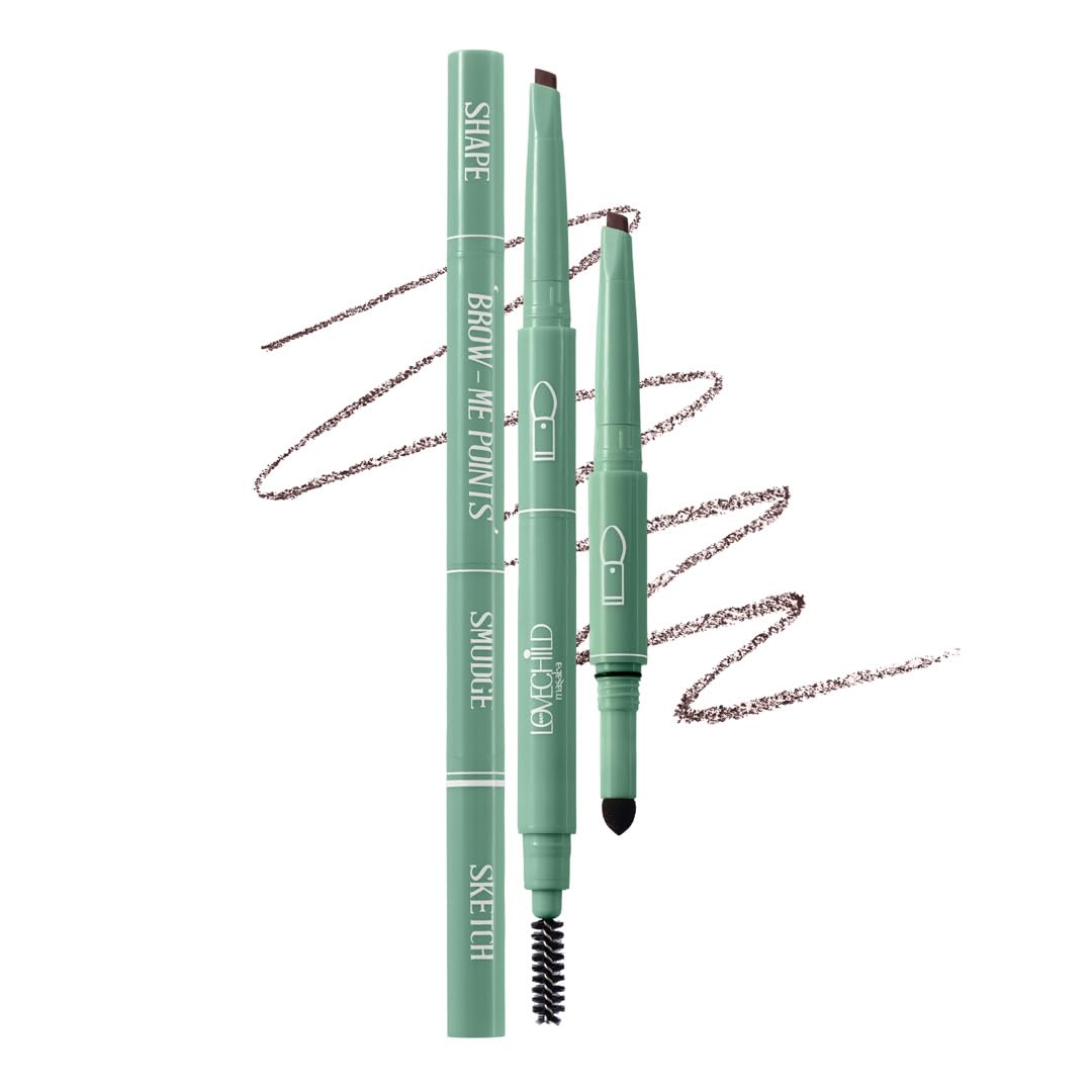 LoveChild Masaba Brow Me Points | Brow Pencil | Transfer Proof & Smudge-Proof | Chocolate Ganache (Brown)-image-30