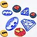 4Pcs/Set Super Hero Batman And Superman Fondant Cake Decorating Sugar Cookie Biscuit Cutter Pastry Bakeware Decoration Tools