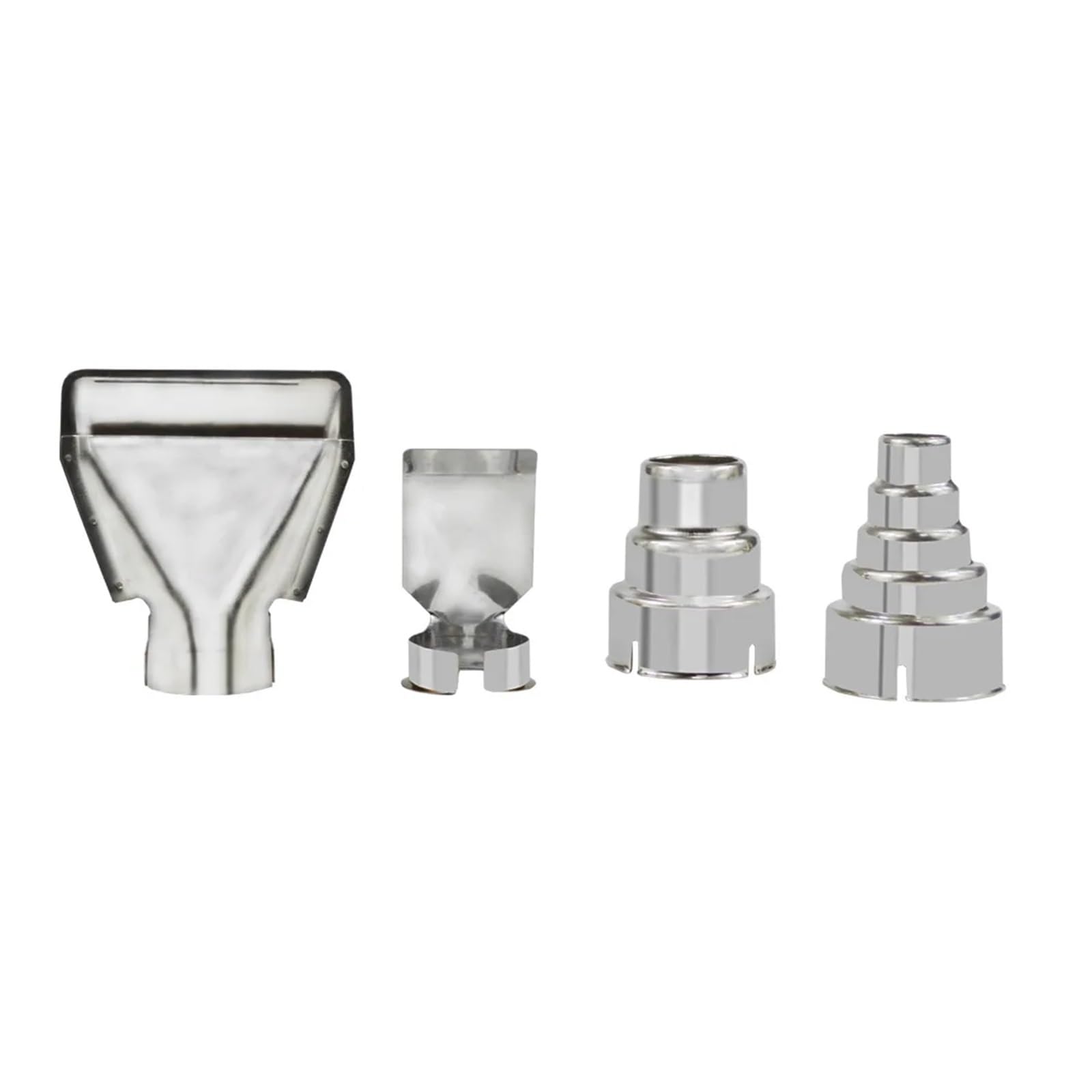 Ugello for pistola ad aria calda portatile universale da 9 pezzi Strumento di raccolta del tubo della testata cottura piatto rotondo a tre strati a cinque