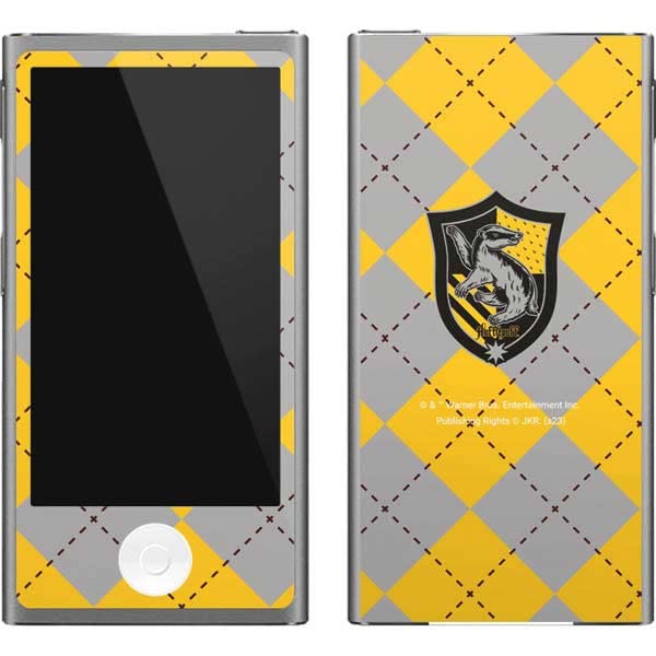 Skinit Decal MP3 Player Skin Compatible with iPod Nano (7th Gen&2012) - Officially Licensed Warner Bros Hufflepuff Crest Design