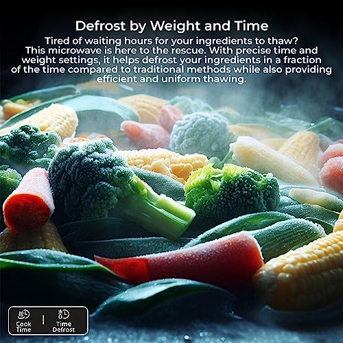 Image of SHARP 27L Convection Microwave Oven (R827KNK, Black, Healthy Fry with Zero Oil, Stainless Steel Cavity, Vapour Clean)