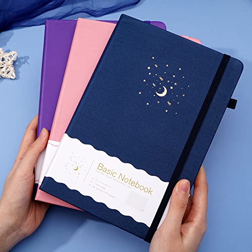 CAGIE Lined Journal Notebook for Work, Hardcover Notebook Journal with Pen Loop, A5 Notebook Journal Cover, Medium 5.7" x 8.3", (Blue Ruled), Gifts — view 2