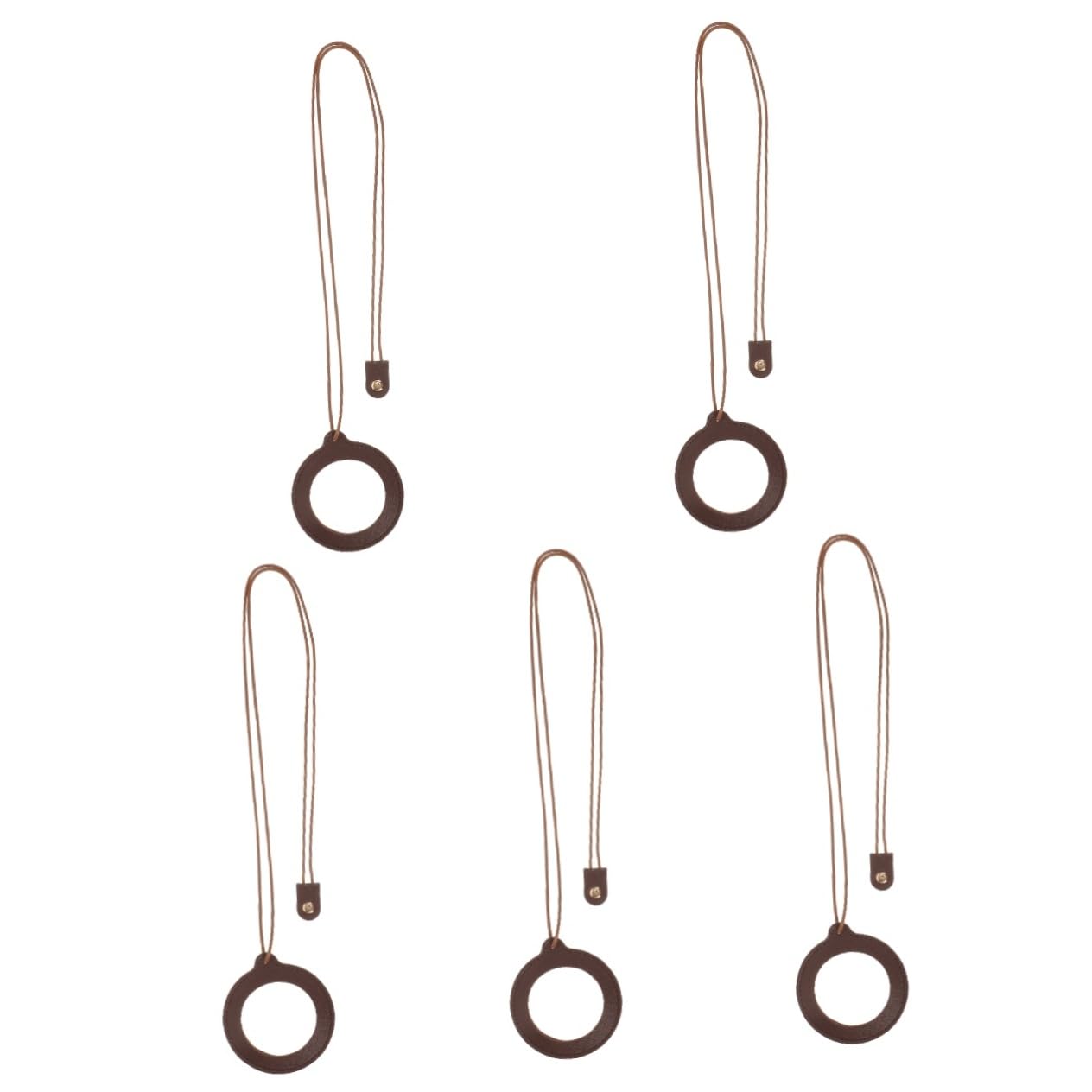 Loupes de lecture pour seniors NUOBESTY avec cordon PU - Pack de 5
