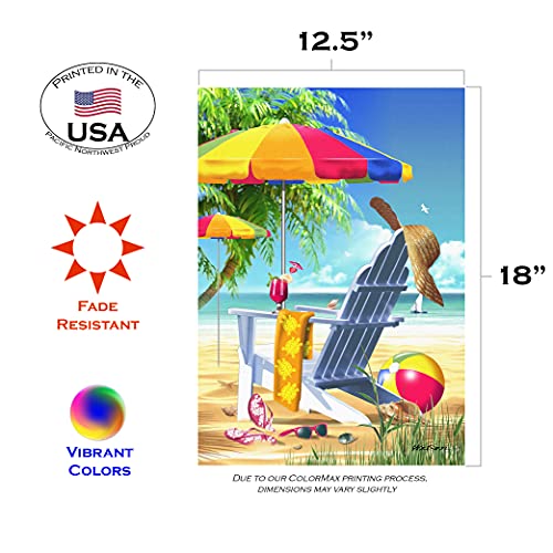 Toland Home Garden 1110402 Fun In The Sun Summer Flag 12X18 Inch Double Sided Summer Garden Flag For Outdoor House Beach Flag Yard Decoration #TOP1