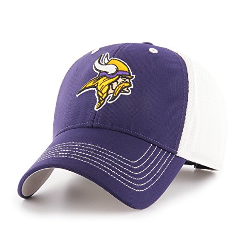 OTS NFL Minnesota Vikings Men's Sling All-Star Adjustable Hat, Team Color, One Size