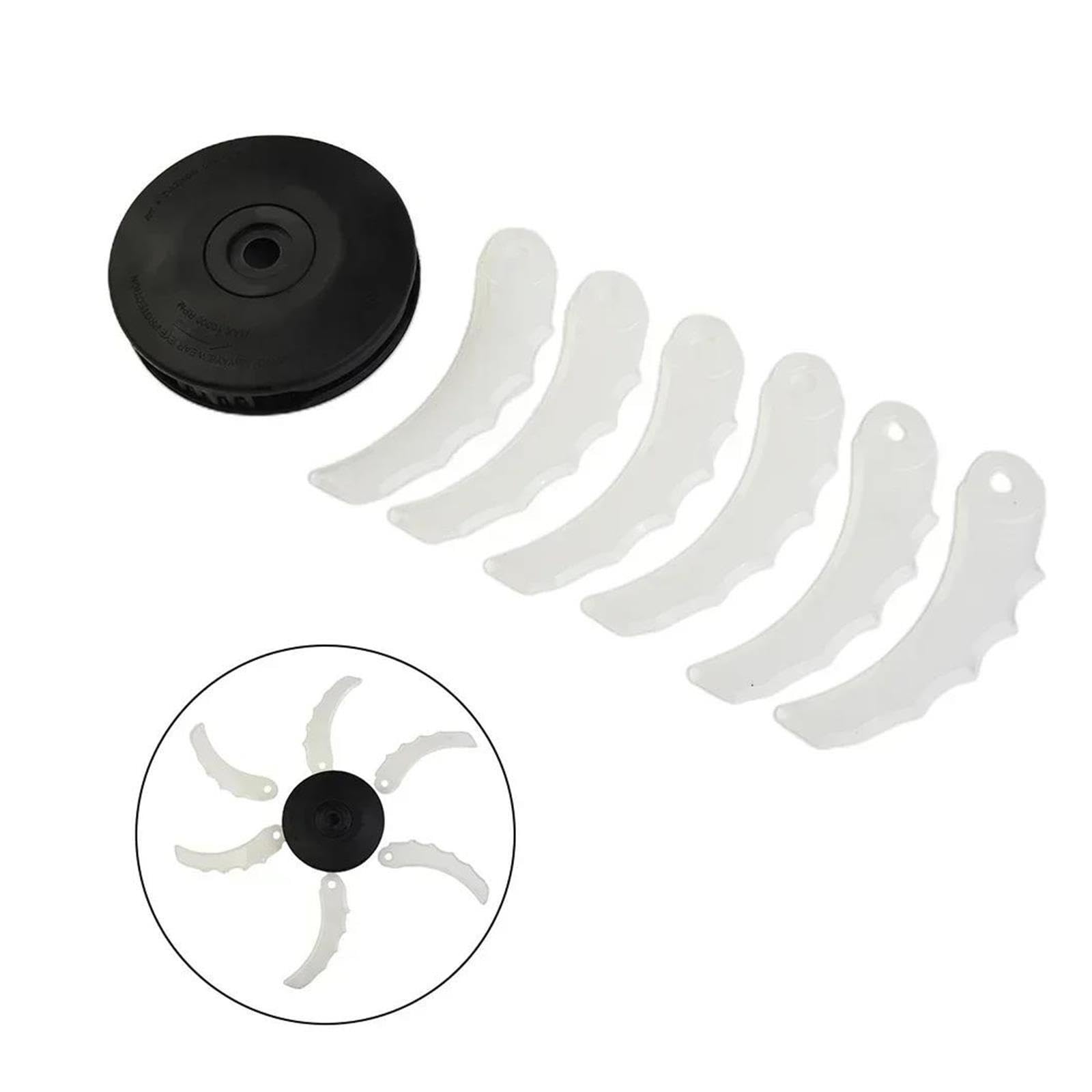 Lawn Mower Blade,Compatible For Makita,Blade Head Plastic 198383-1 Grass Trimmer DUR184L DUR190L DUR190U DUR191U DUR364L UR101C UR201C Trimmer Accessories