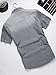 Floerns Men's Causal Ripped Button Front Dual Pocket Short Sleeve Denim Shirt Without Tee A Grey L