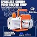 BACOENG R32 AC Vacuum Pump and Gauge Set, 5 CFM HVAC Vacuum Pump Kit for AUTO/Mini Split System, Sparkless Vacuum Pump for R1234yf R32 R134a R410a Refrigerants