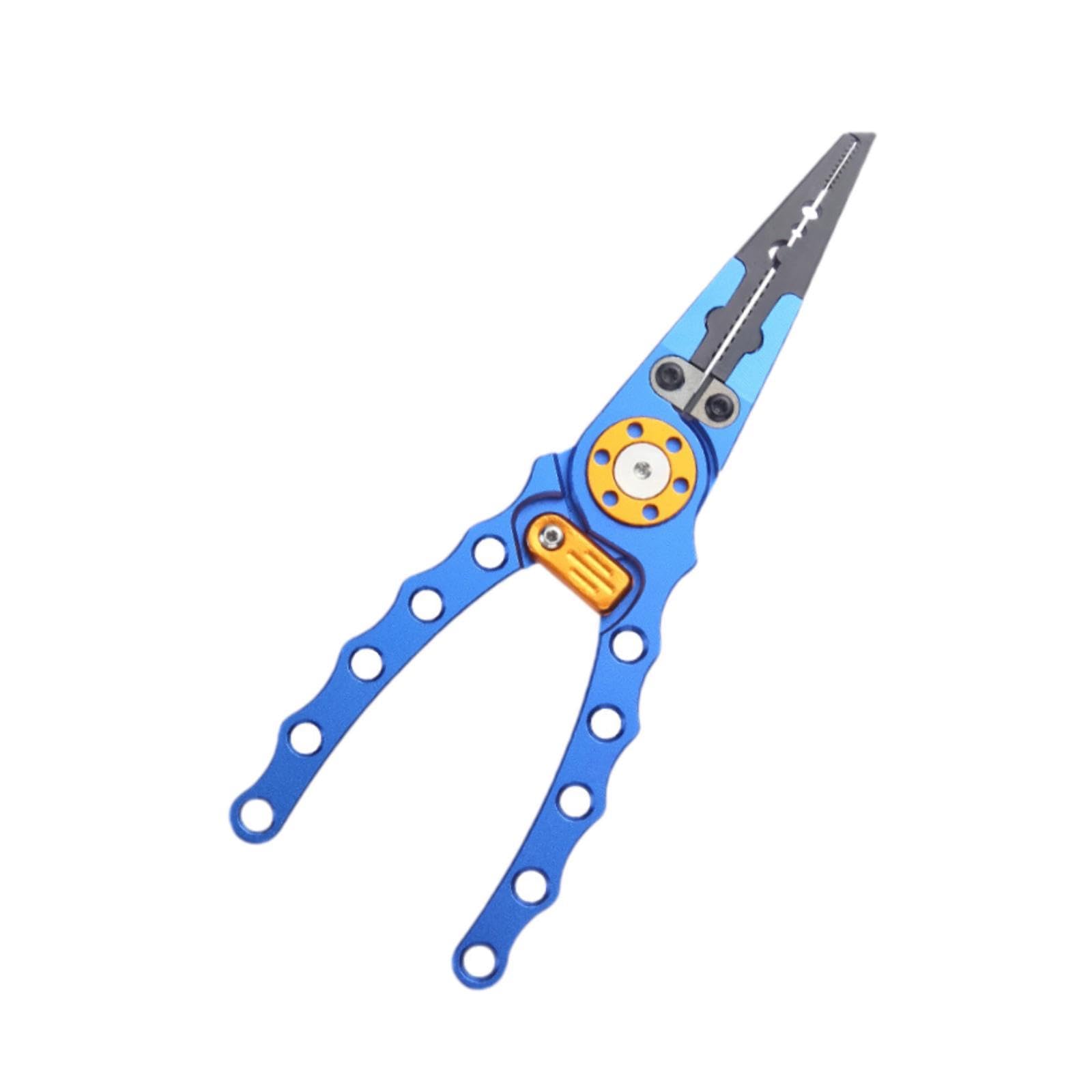 Fishing Pliers Fishing Gear Multifunctional Aluminum Alloy Hook Remover Blue|Sporting Goods | Fishing | Fishing Equipment |1 Fishing Pliers
