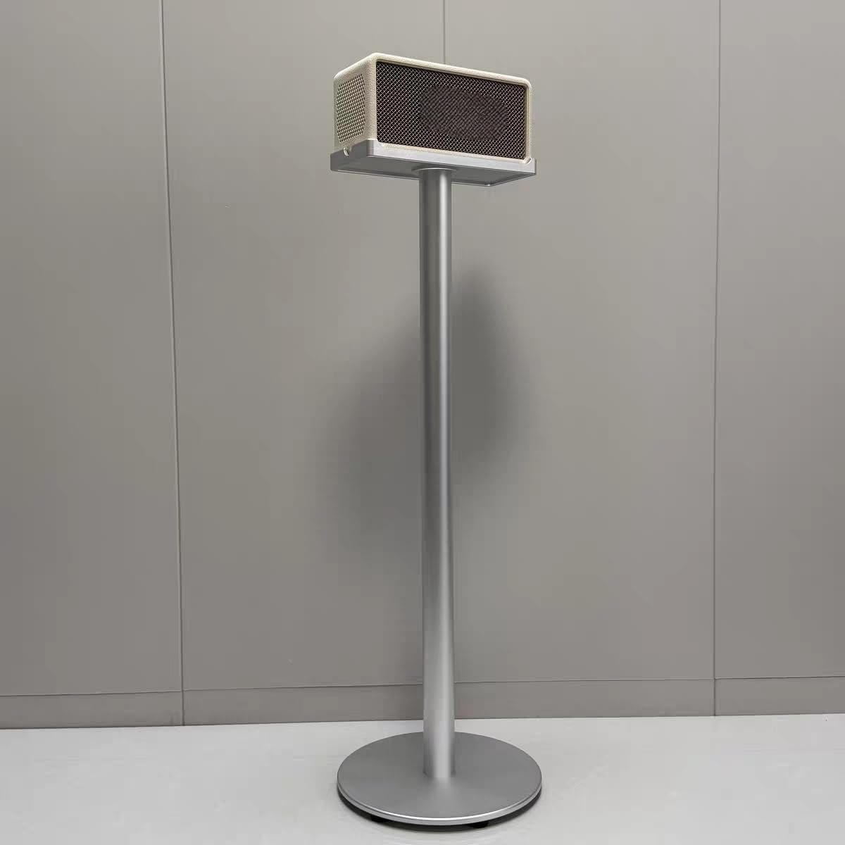 Aluminum Alloy Floor Speaker Stand Compatible with Marshall Middleton I,Middleton II Portable Bluetooth Speaker, Groove Design, Hidden Wire, Anti-Rust and Anti-Color Fade (Middleton II Silver)