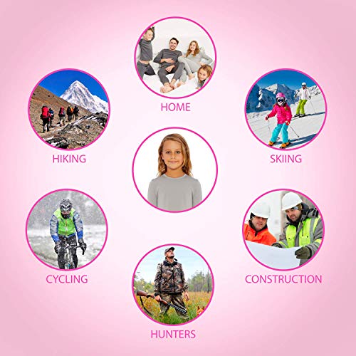 Rocky Thermal Underwear For Girls Cotton Knit Thermals Kids Base Layer Long John Pajamas Set thumb #5