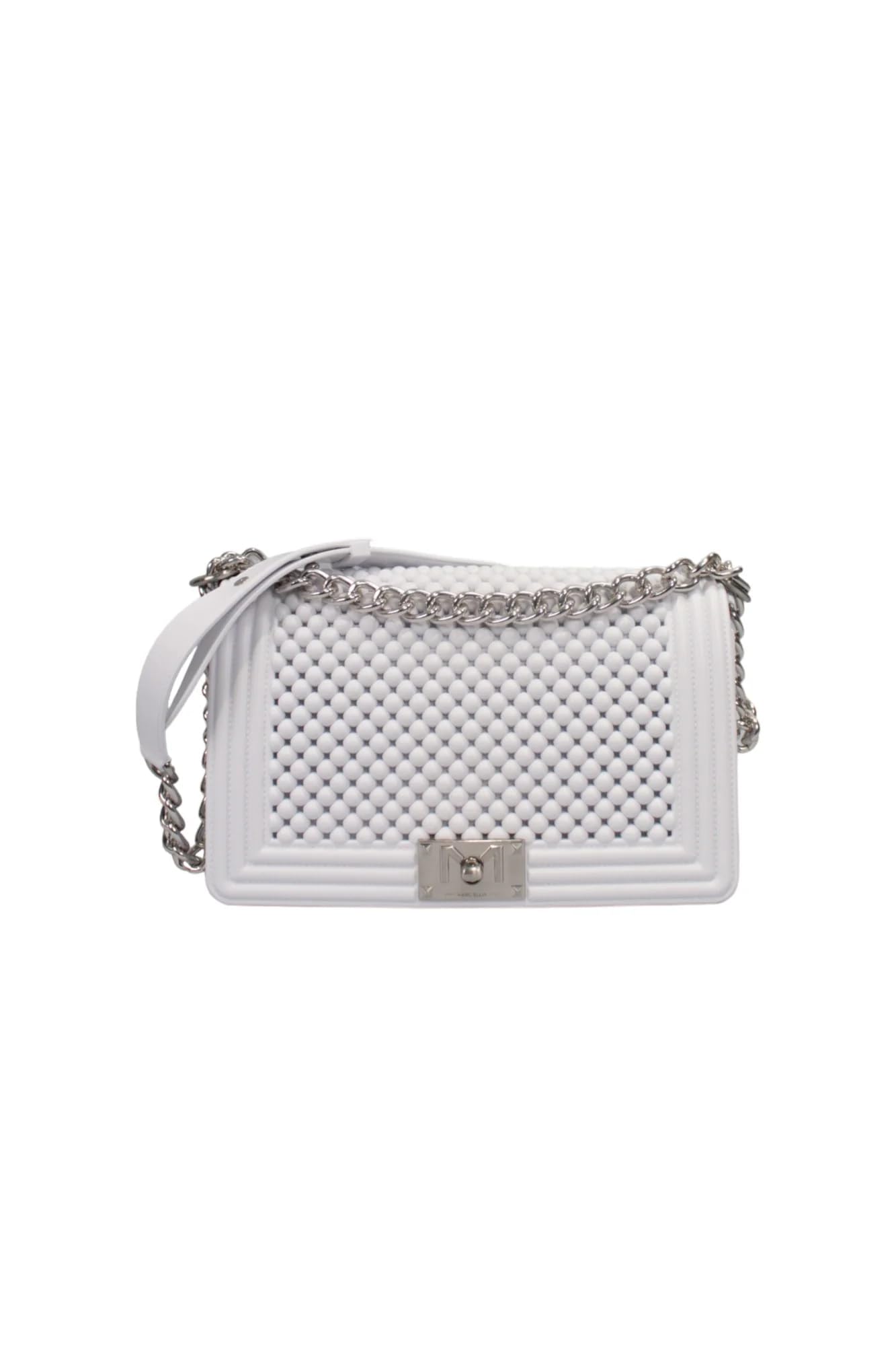 MARC ELLIS Women's White Flat M Ball UNI Bag, White, One Size