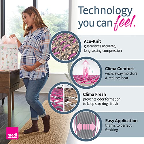 Image of mediven for women vitality, 20-30 mmHg, Calf High Stockings, Closed Toe