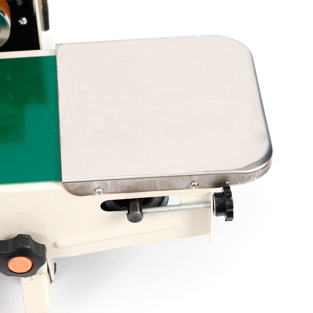 FR-900 Máquina Selladora Automática Industrial - Soldadoras Continuas de Película para Botín de Plástico 500W Automático Máquina de Sellado Continuo Máquina de Sellado Caliente
