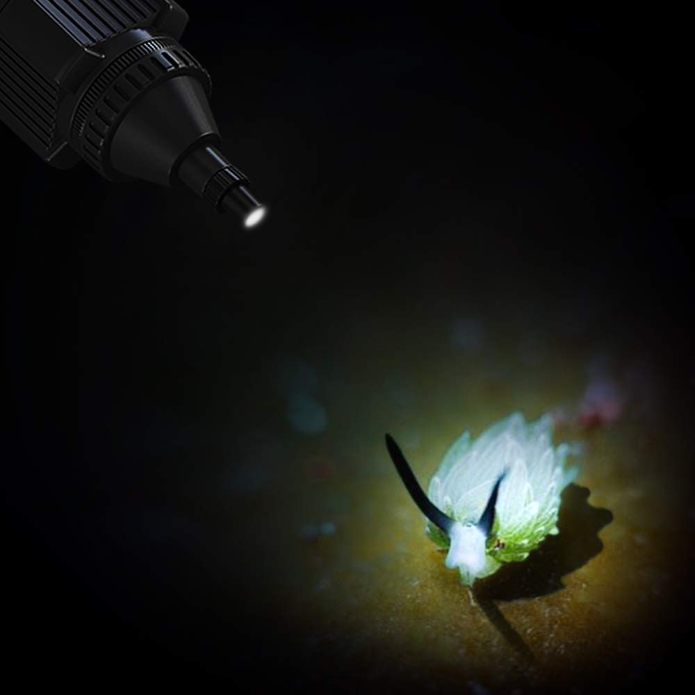 Andoer Mini lampe vidéo LED plongée sous-marine 60 m étanche IPX8 Éclairage camping drone/GoPro/caméras action/smartphone