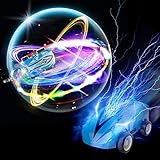 Micro Racers Mini Cars - Micro Pocket Racer for Girls or Boys Toys,LED Light Up Glow in The Dark Car Spinner,Keychain Cars w/ Balls for Kids