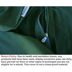   Dogbed4less-Heavy-Duty-Canvas-Duvet-Pet-Dog-Bed-Cover-37X27-Medium-Large-Replacement-Cover-only