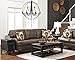 Signature Design by Ashley - Gavelston Coffee Table w/ Fixed Shelf, Rubbed Black Finish