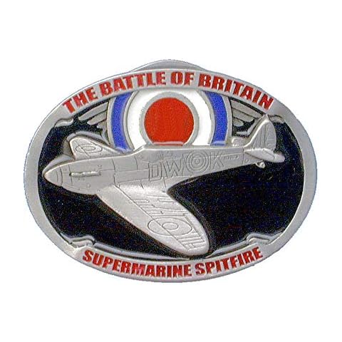Spitfire Battle of Britain Belt Buckle with Presentation Box Cover
