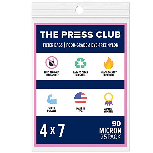 90 Micron | Premium Nylon Tea Filter Bags | 4" x 7" | 25 Pack