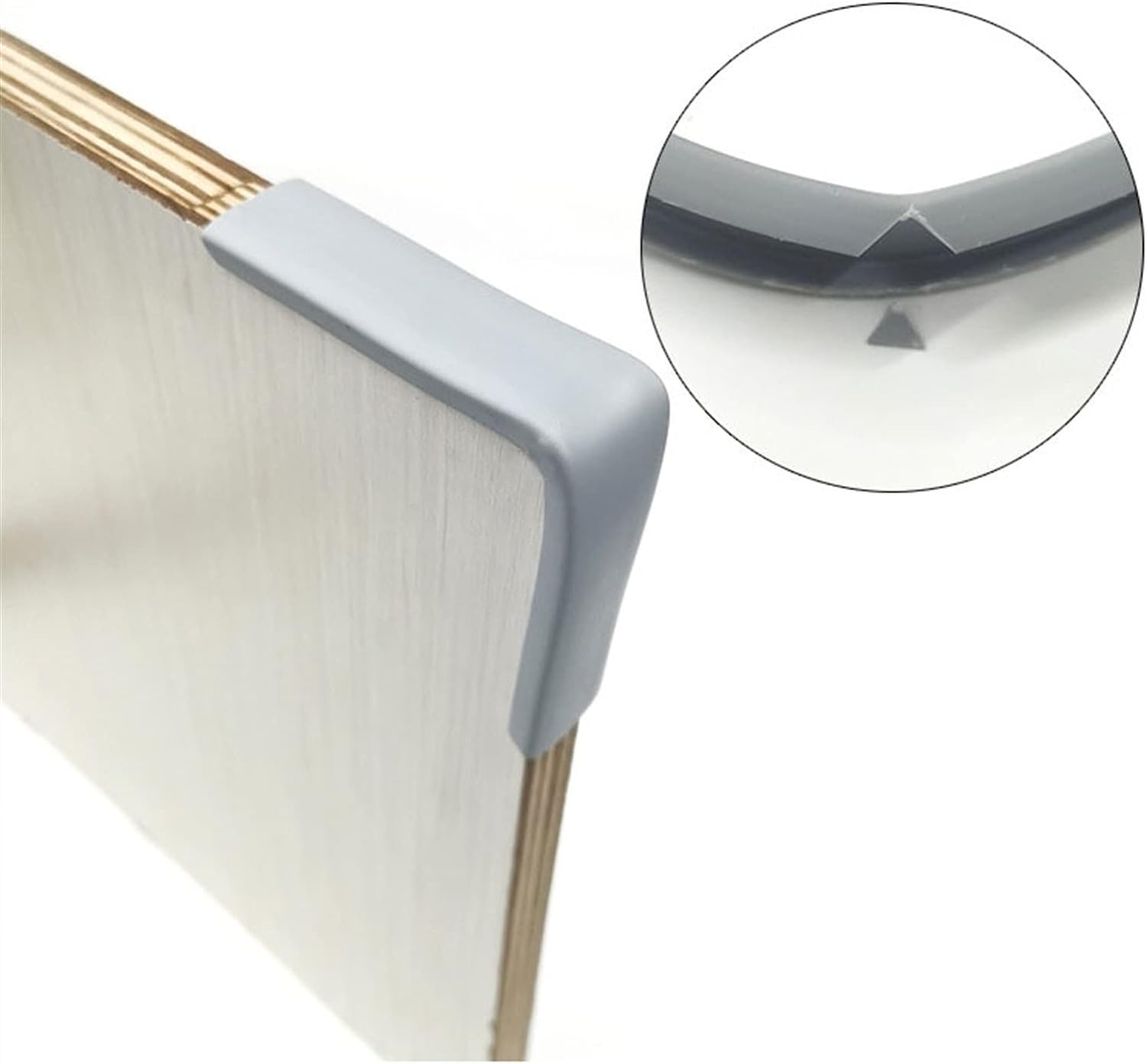Bordatura flessibile a forma di U da 10 m, autoadesiva, modanatura, nastro sigillante for bordi di mobili in TPE for armadi, compensato, tavoli, guardaroba, protezione for bordi di pannelli in legno.(