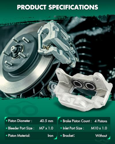 Image of SCITOO - Front Disc Brake Calipers Assembly without Bracket For Subaru For Impreza 2006 2007 19-3327 19-3326