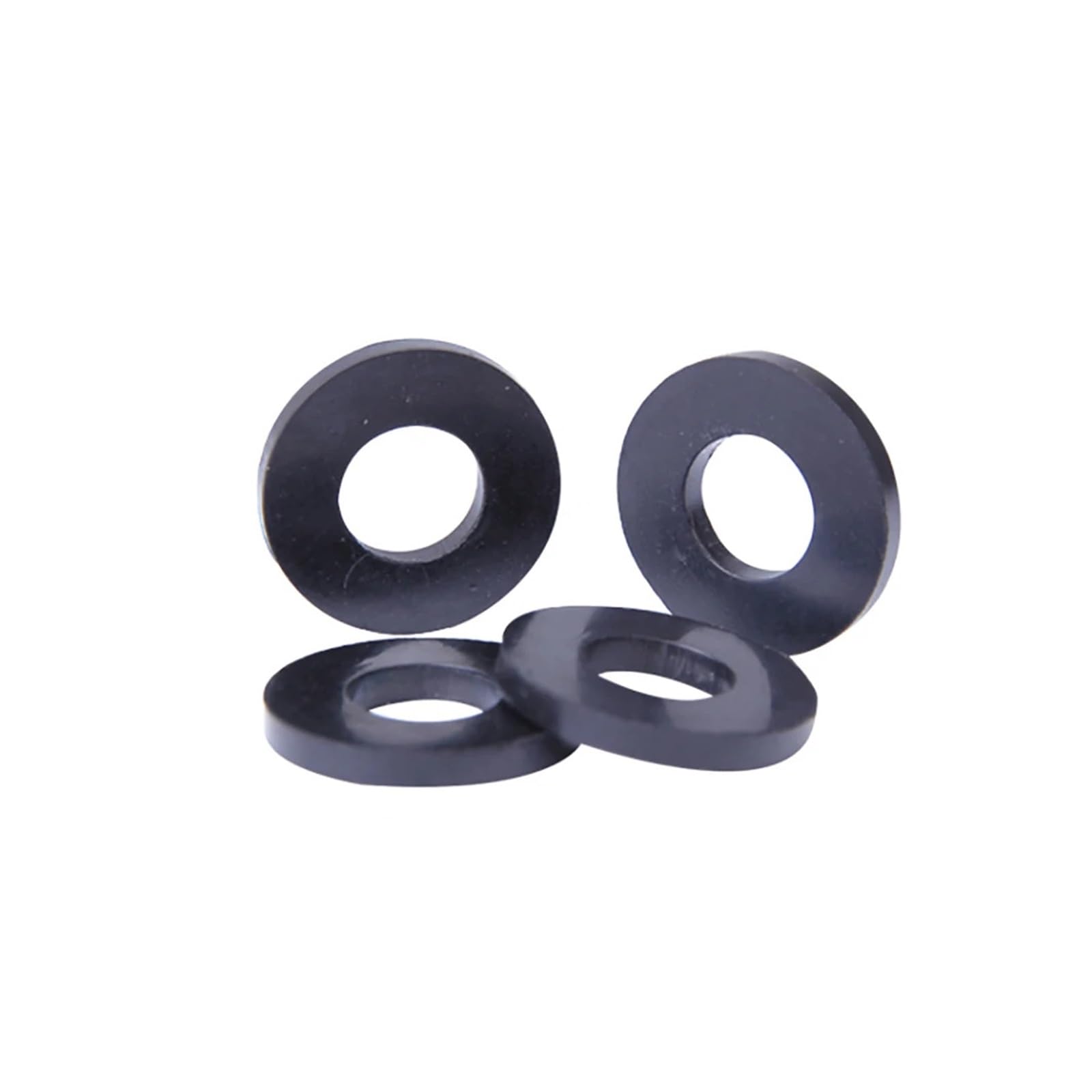 Juntas planas de fluororubro 19x26x3mm 16x23x2mm Arandela sellado negra Junta tórica corrugada for grifo(16x23x2mm-100pcs)