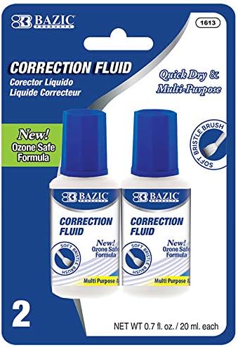 Líquido corrector 0.7 onzas líquidas (0.7 fl oz) con cepillo (paquete de 2)